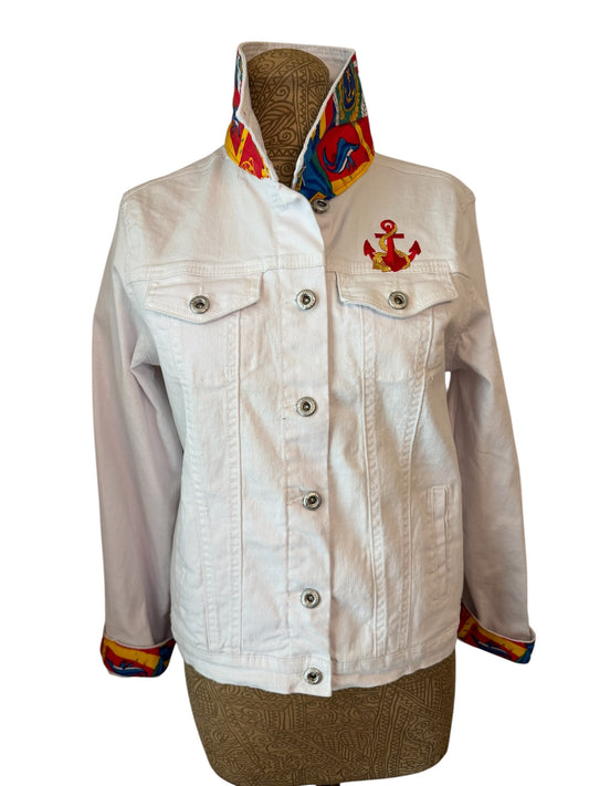 Lux Royal Threads | The Signal Flags Coastal Denim Jacket
