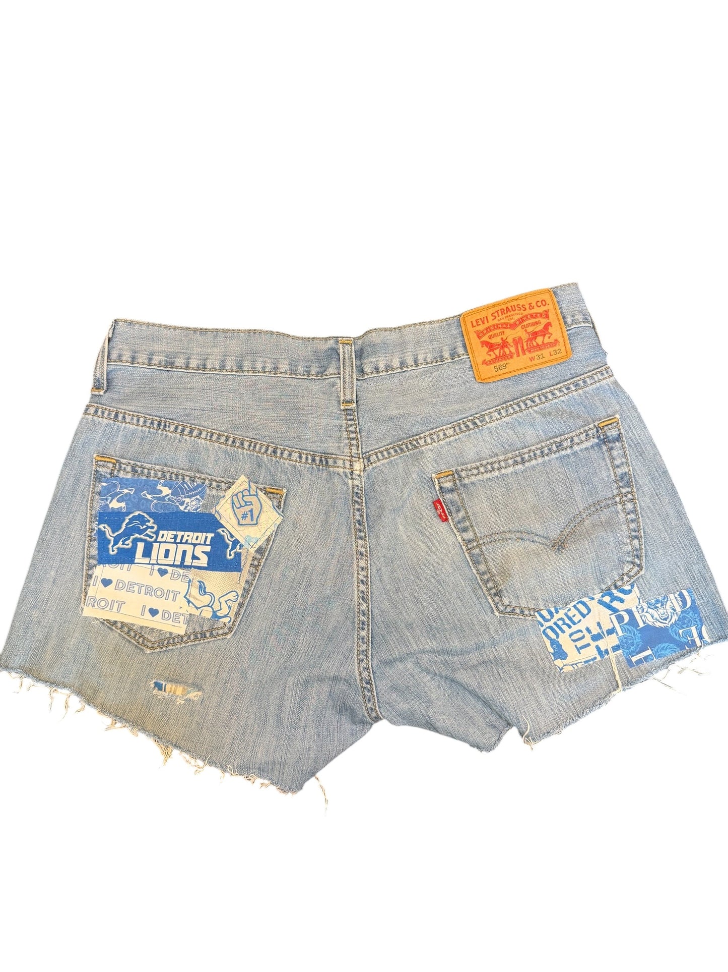 Lux Royal Threads | The Sunday Blitz Cutoff Shorts
Sunday Collection | Detroit Football-Inspired | One of a Kind