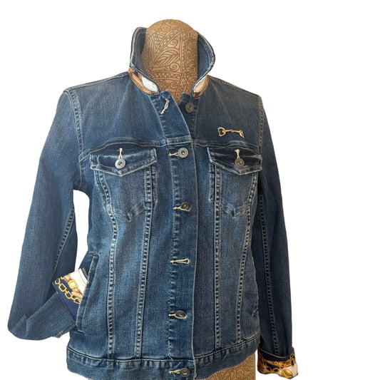 Lux Royal Threads | The Saddle & Silk Equestrian Denim Jacket