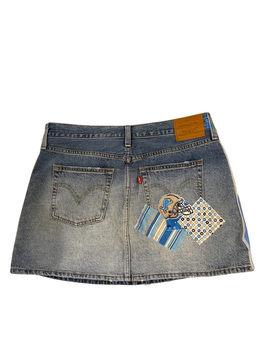 Lux Royal Threads | The Detroit Grit Denim Skirt