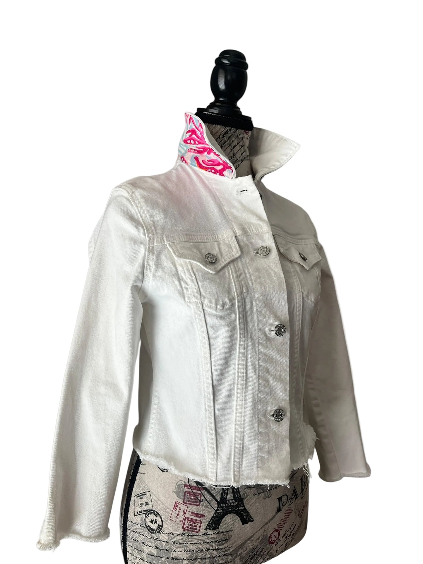 Lux Royal Threads | The Coral Reef Denim Jacket XS