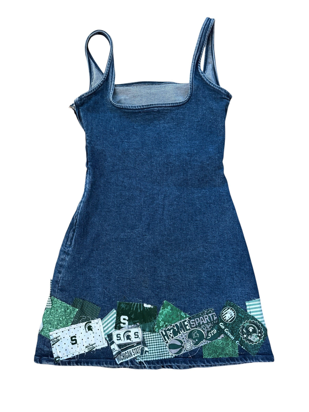 Lux Royal Threads | The State Style Patchwork Denim Dress