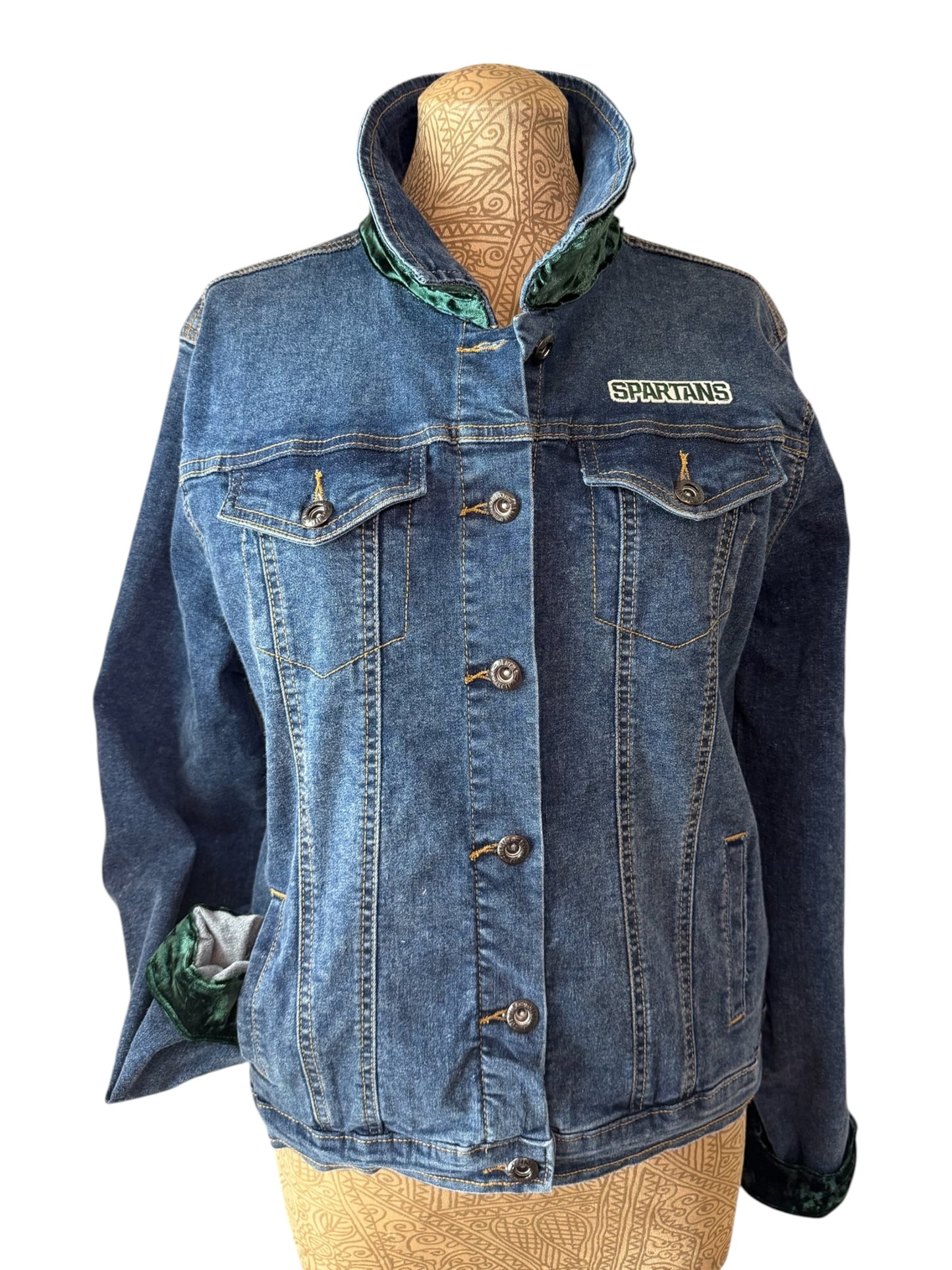 Lux Royal Threads | The Evergreen Game Day Denim Jacket