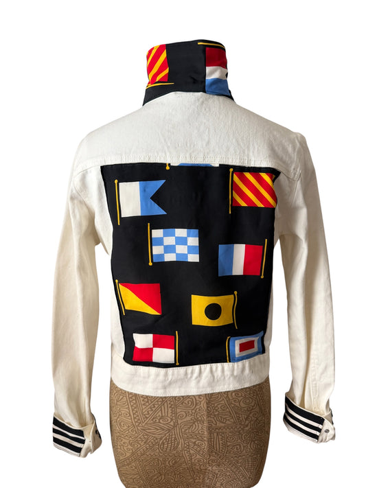 Lux Royal Threads | The Signal Flag Coastal Denim Jacket
