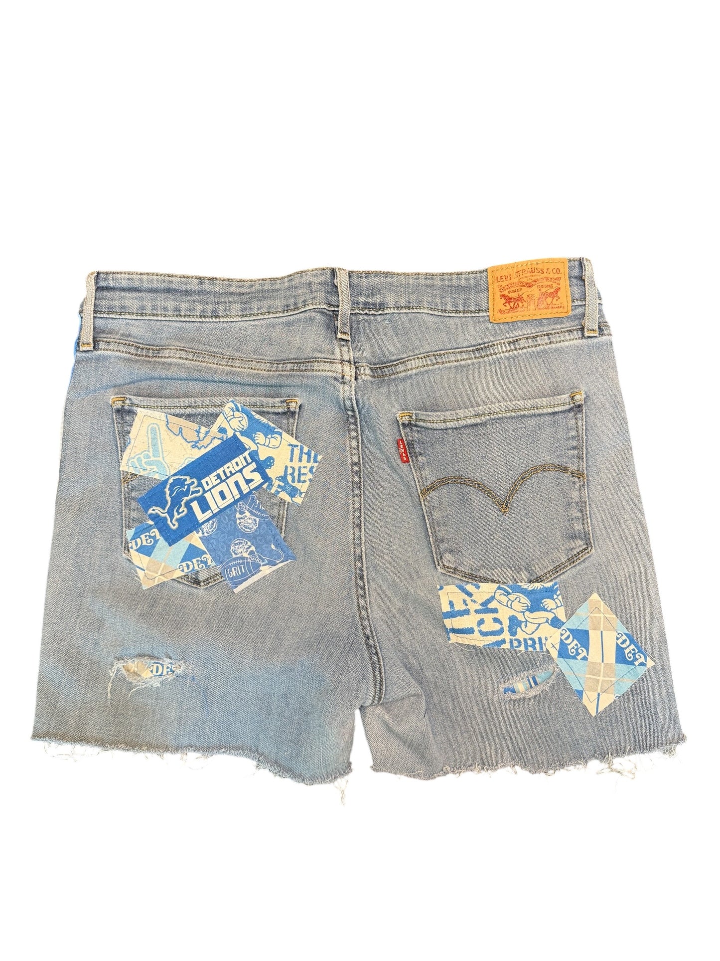 Lux Royal Threads | The Sunday Stretch Cutoff Shorts
Sunday Collection | Detroit Football-Inspired | One of a Kind