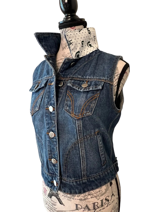 Lux Royal Threads | The Collegiate Green Denim Vest L