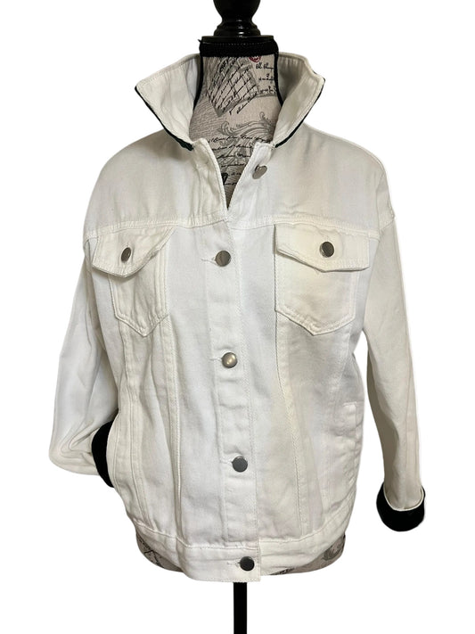 White denim jacket