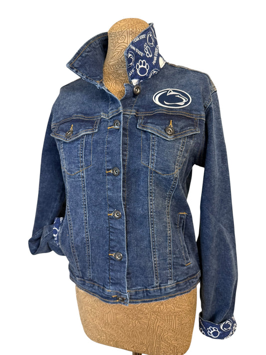 Lux Royal Threads | The Happy Valley Style Sequin Denim Jacket