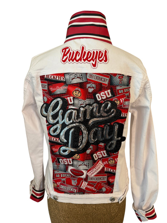 Lux Royal Threads | Ohio State Buckeyes Game Day Denim Jacket