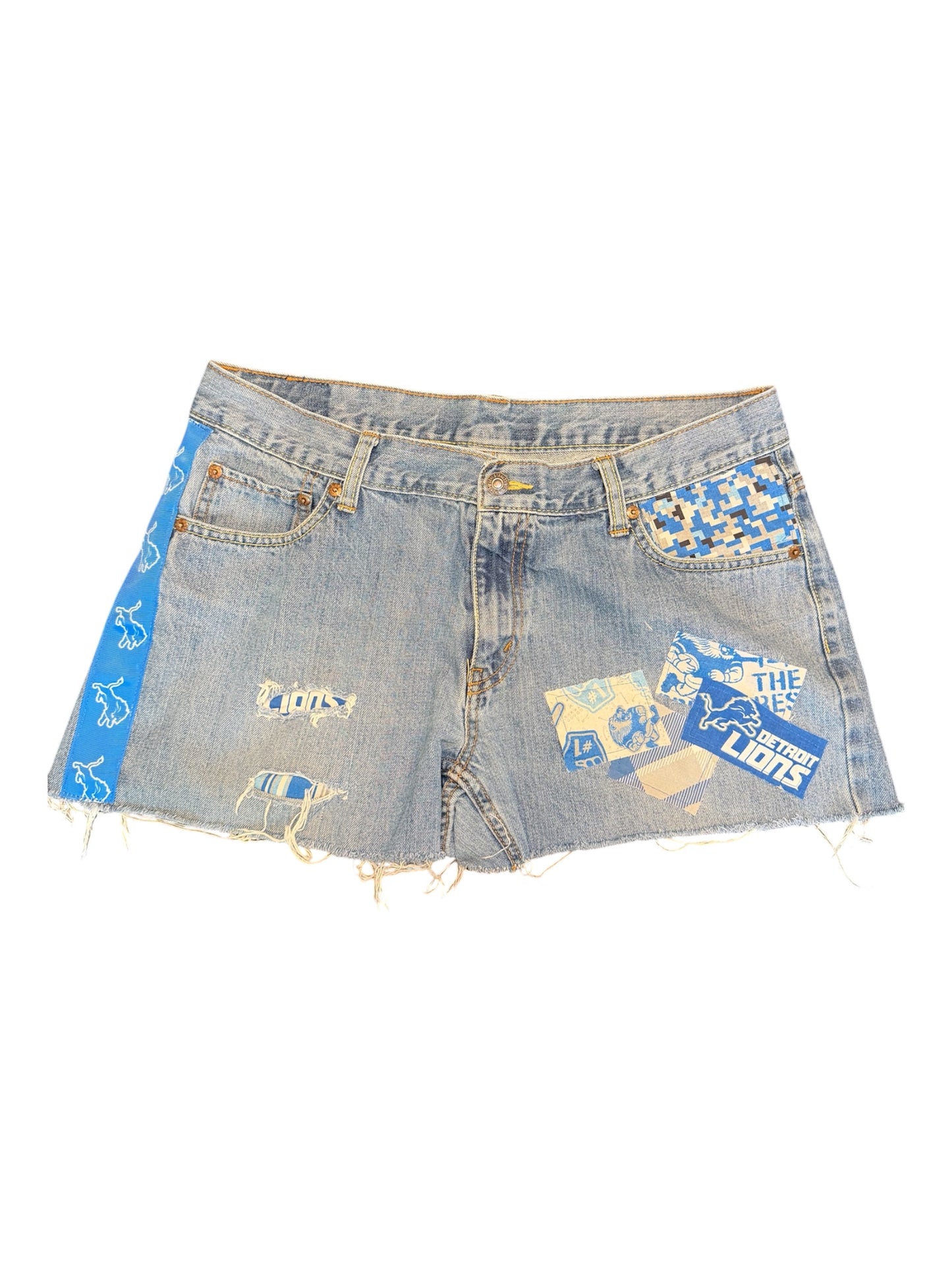 Lux Royal Threads | The Sunday Rush Cutoff Shorts
Sunday Collection | Detroit Football-Inspired | One of a Kind