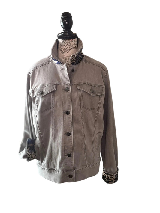 Lux Royal Threads | The Noir Wildcat Stretch Denim Jacket 2XL