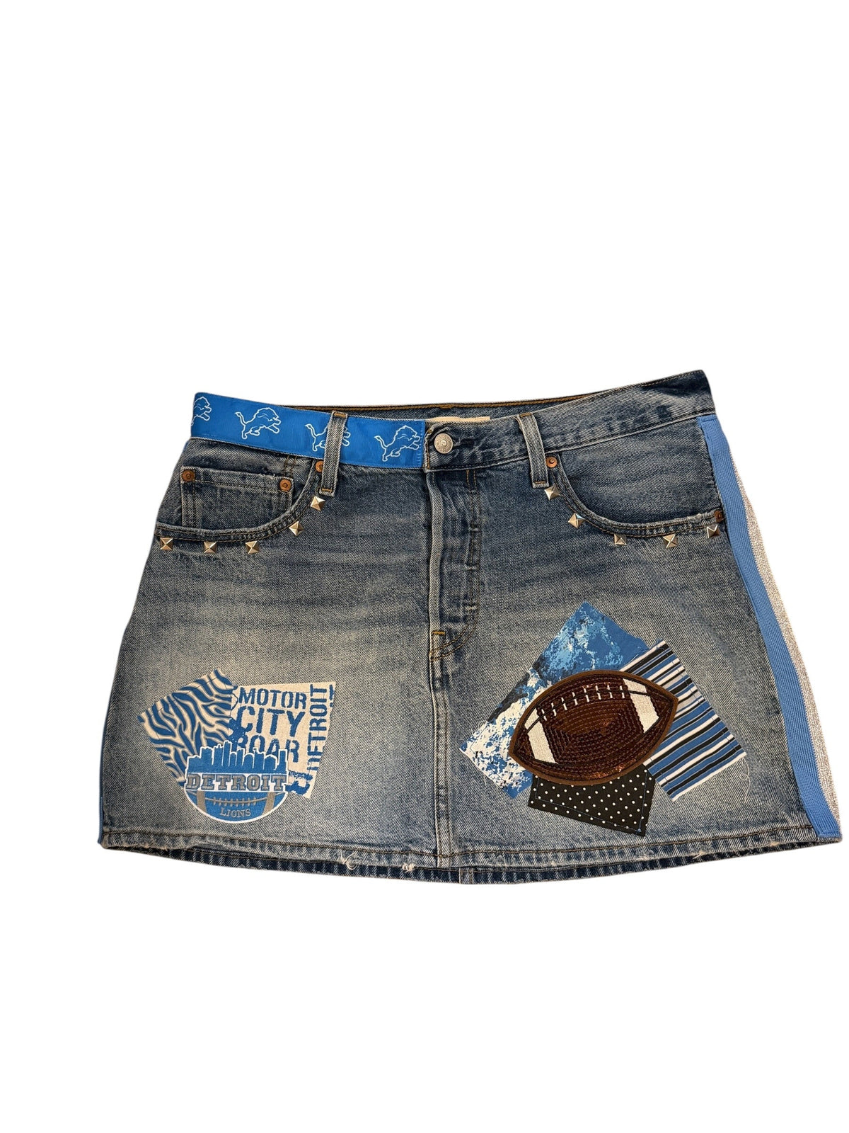 Lux Royal Threads | The Detroit Grit Denim Skirt