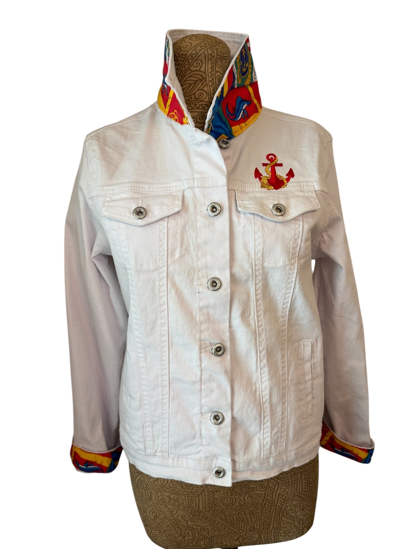Lux Royal Threads | The Signal Flags Coastal Denim Jacket