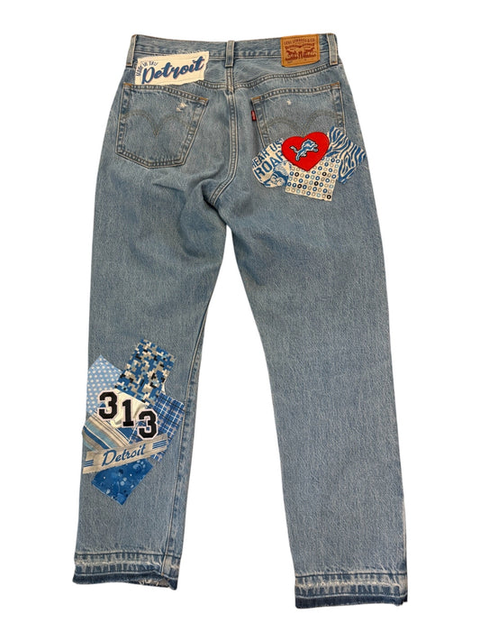Lux Royal Threads | Detroit Lions Levi’s Game Day Jeans – Size 27