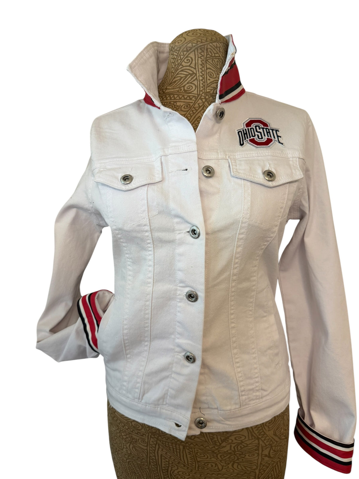 Lux Royal Threads | Ohio State Buckeyes Game Day Denim Jacket