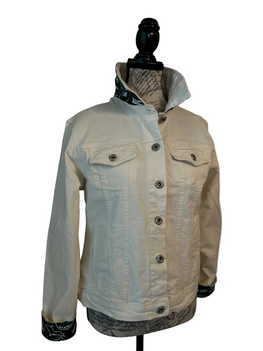 Lux Royal Threads | Emerald Tradition Denim Jacket