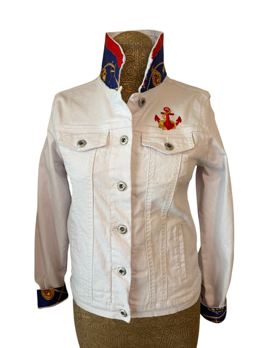 Lux Royal Threads | The Coastal Compass Denim Jacket