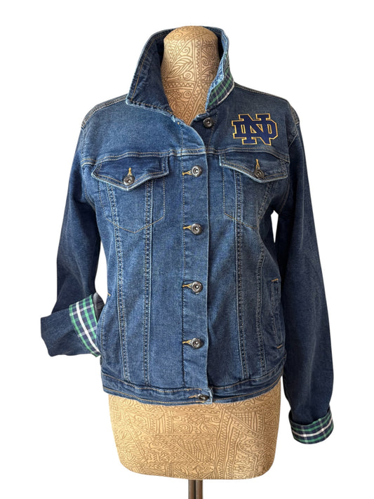 Lux Royal Threads | The Golden Dome Game Day Denim Jacket