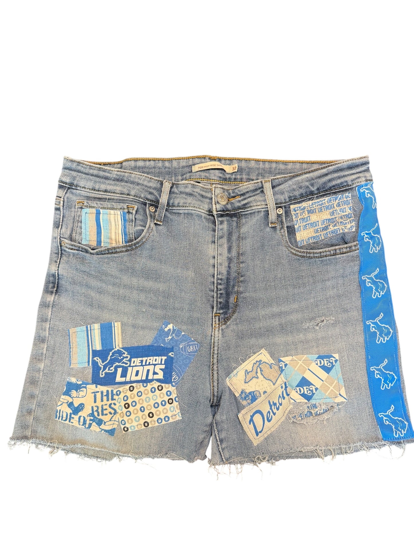 Lux Royal Threads | The Sunday Stretch Cutoff Shorts
Sunday Collection | Detroit Football-Inspired | One of a Kind