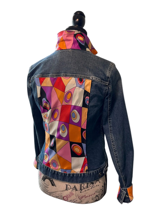 Lux Royal Threads | The Artisan Colorblock Denim Jacket XS