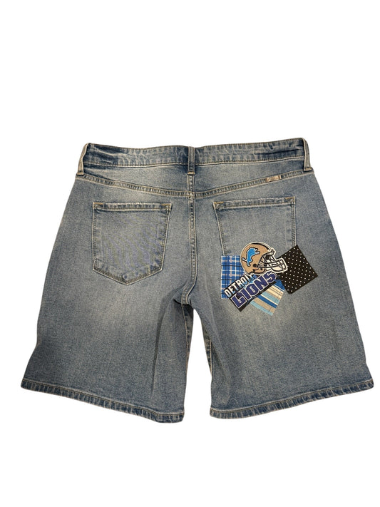 Lux Royal Threads | The Detroit Grit Bermuda Denim Shorts