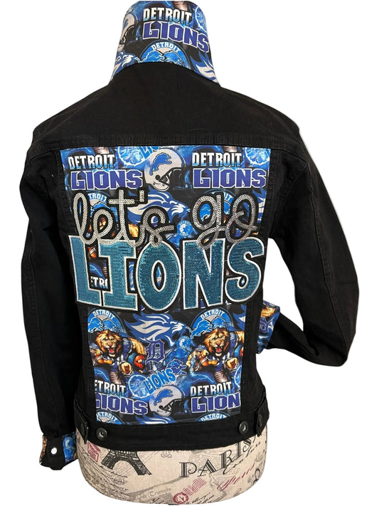 Lux Royal Threads | Goal Line Glam Denim Jacket