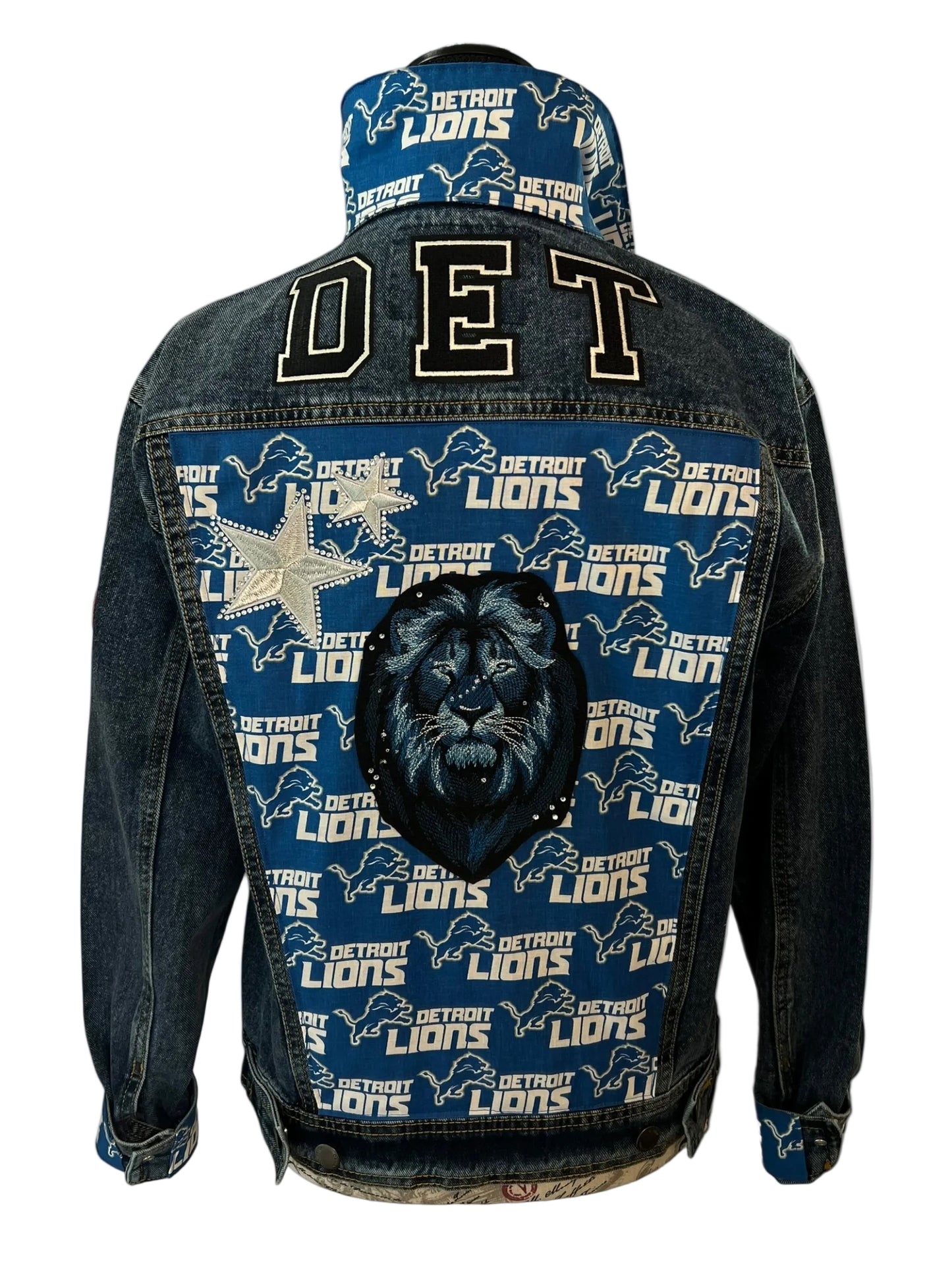 Lux Royal Threads | Motor City Touchdown Denim Jacket