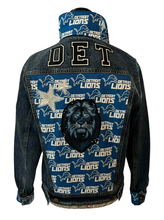 Lux Royal Threads | Motor City Touchdown Denim Jacket