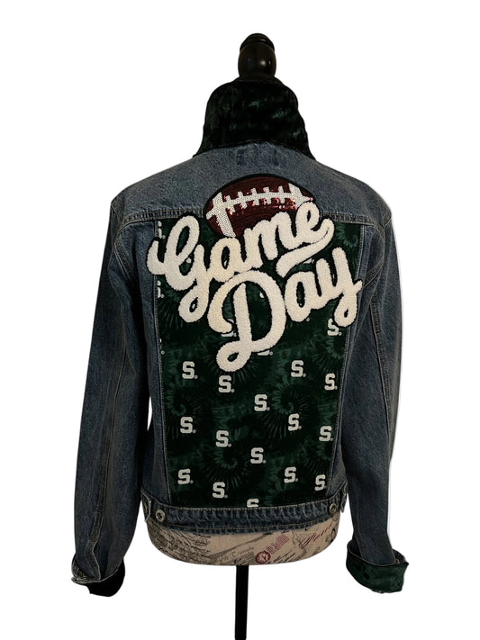 Lux Royal Threads | Saturday in Green Denim Jacket