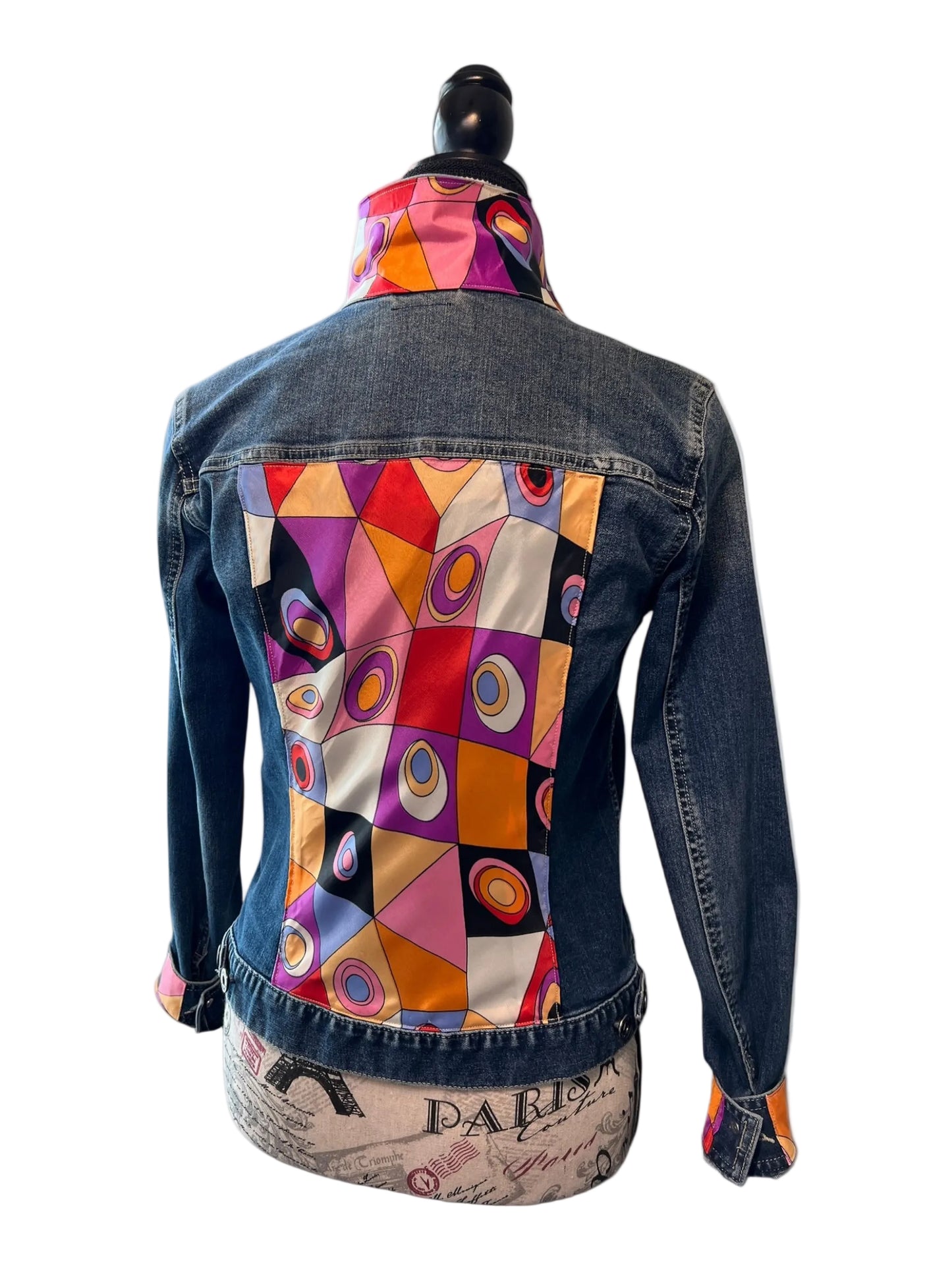 Lux Royal Threads | The Artisan Colorblock Denim Jacket XS