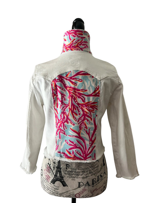 Lux Royal Threads | The Coral Reef Denim Jacket XS