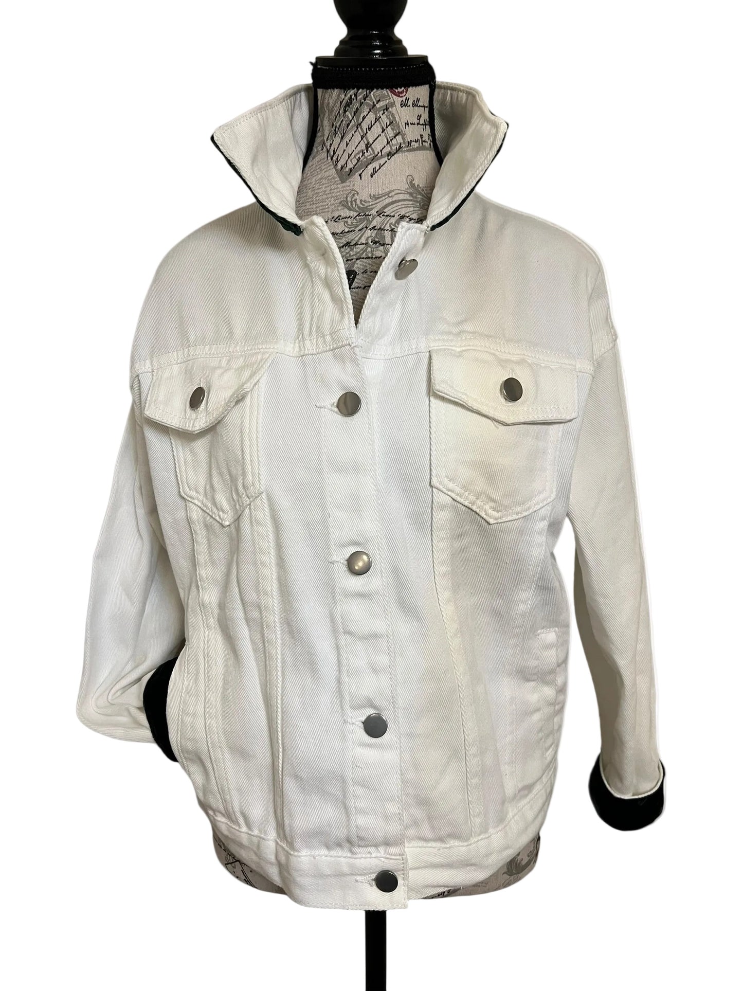 White denim jacket 