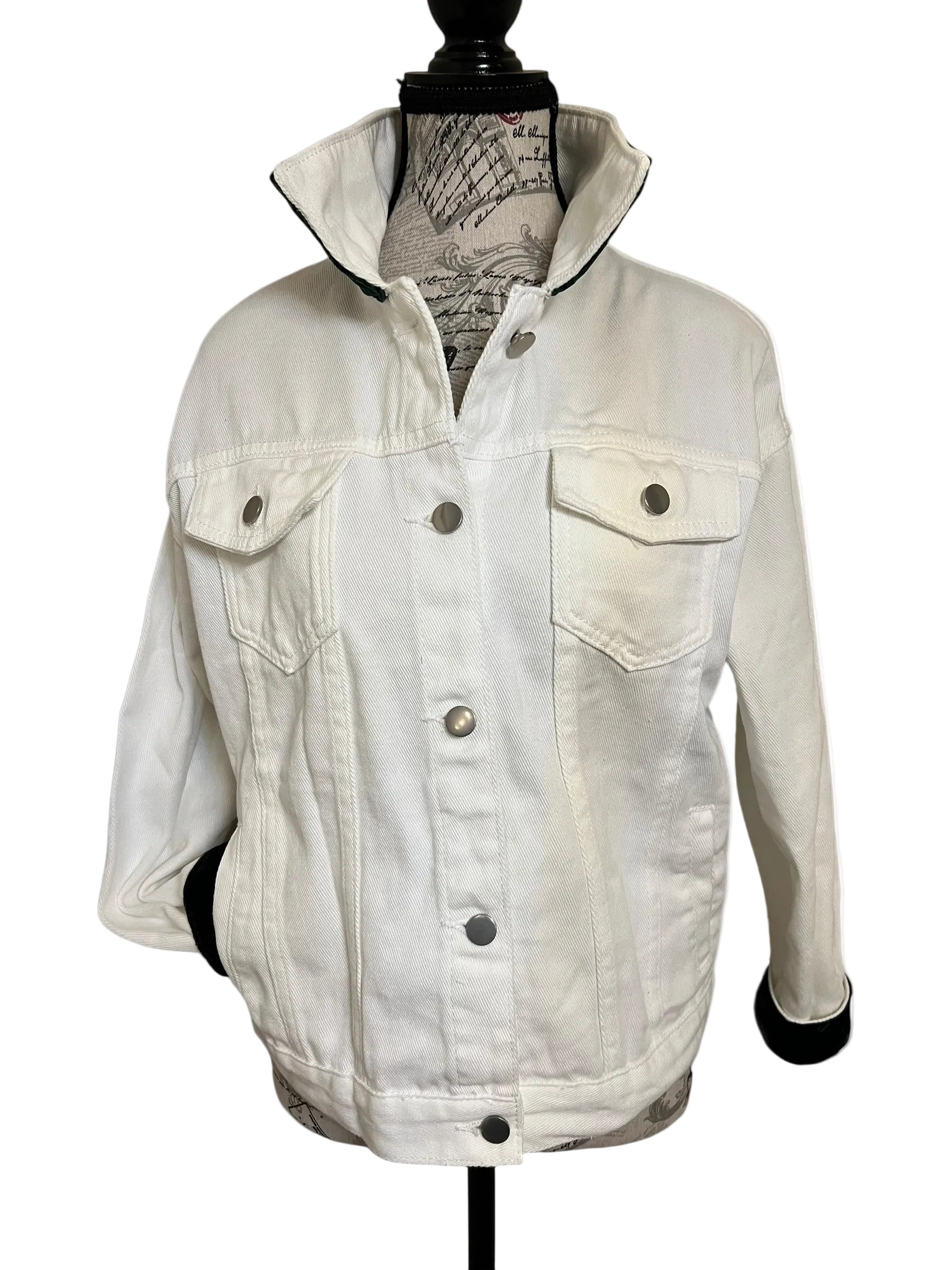 White denim jacket 