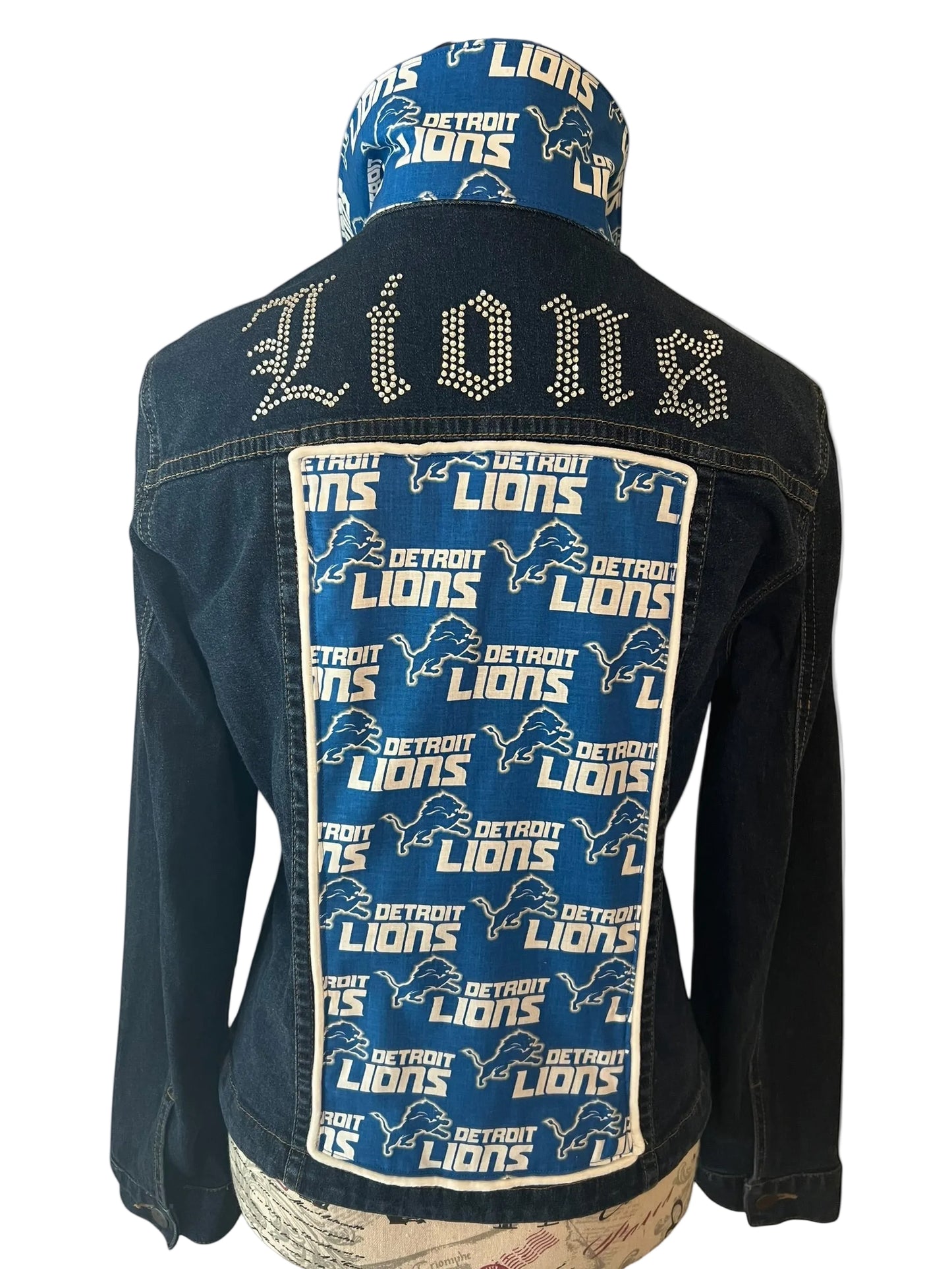 Lux Royal Threads | Silver Rush Statement Denim Jacket M