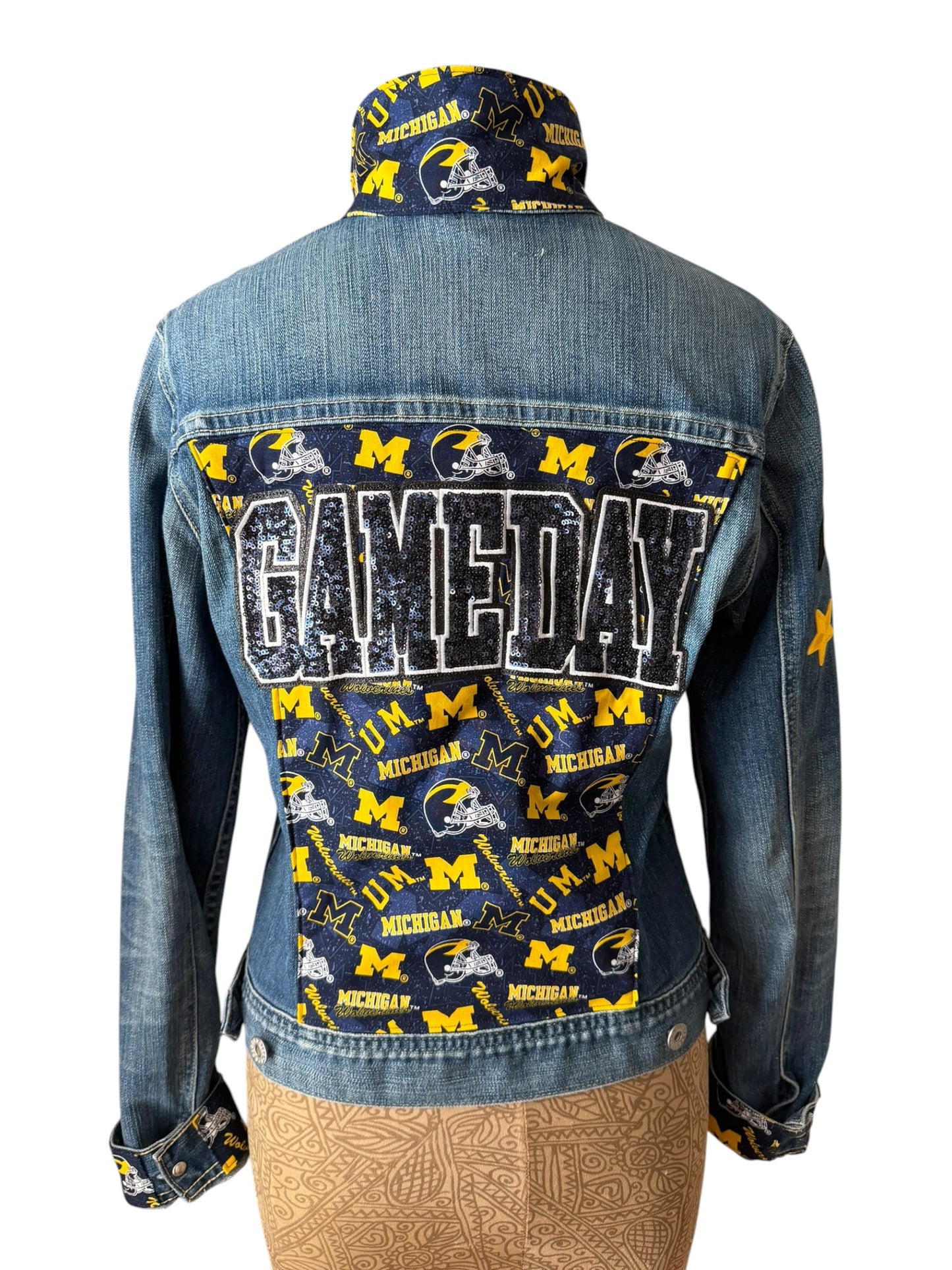 Lux Royal Threads | The Saturday Game Day Sequin Denim Jacket