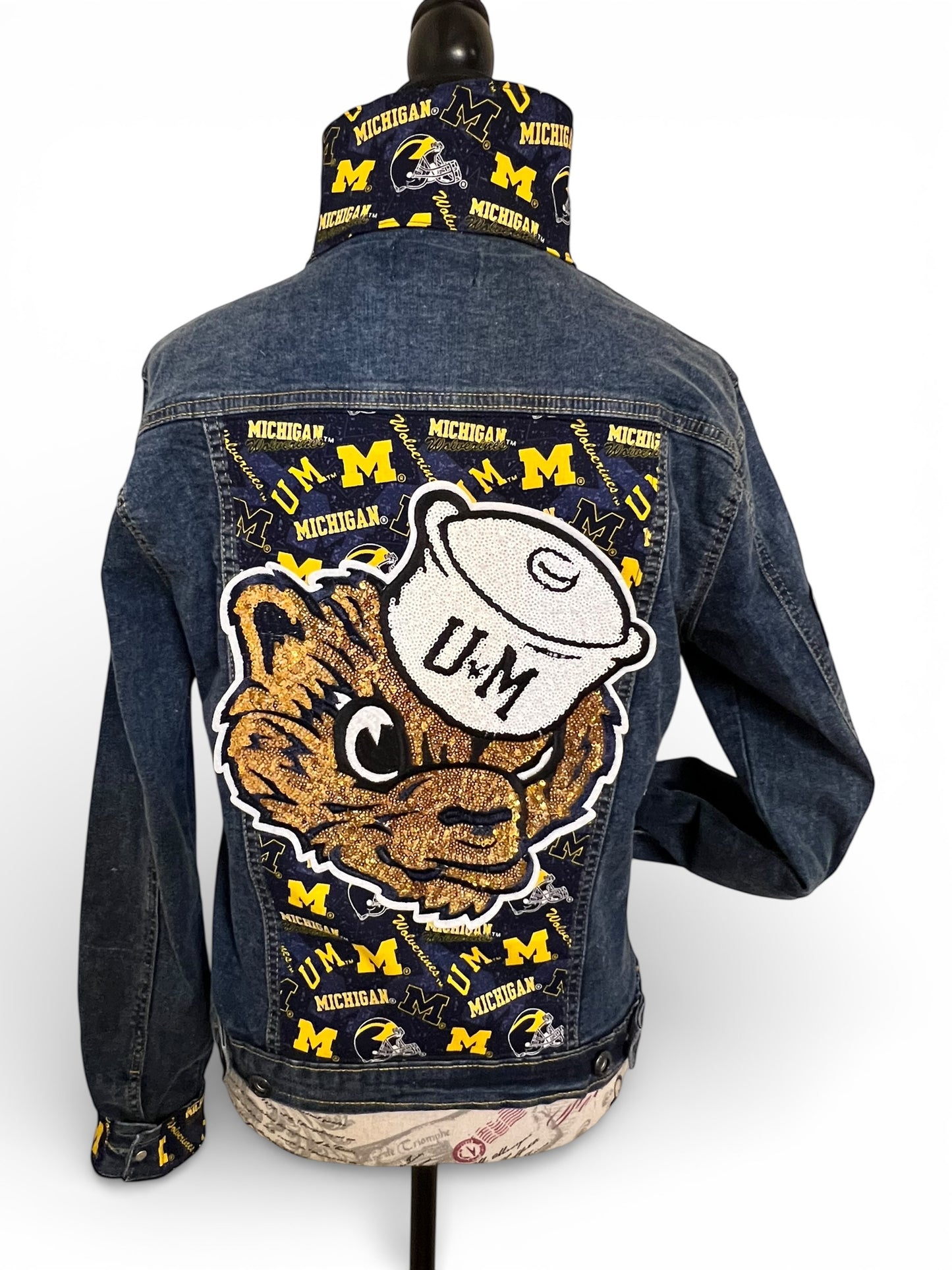 Lux Royal Threads | The Stadium Blue Denim Jacket